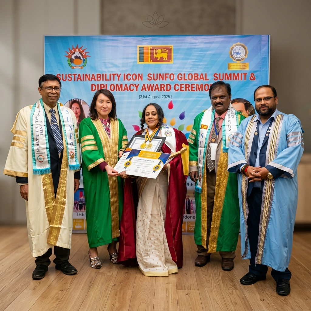 SUNFO Global Summit Sustainability Icon Award